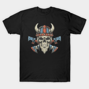 American Traditional Vikings Tattoo T-Shirt